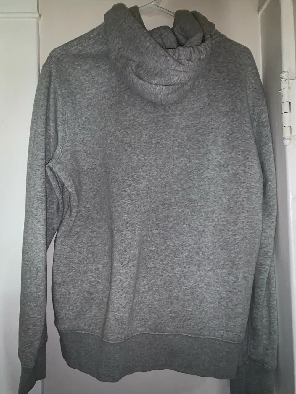 Ralph Lauren Gray Hoodie with Embroidered Polo Bear Motif